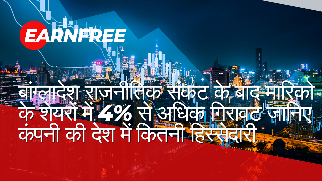 बांग्लादेश राजनीतिक संकट के बाद मारिको के शेयरों में 4% से अधिक गिरावट